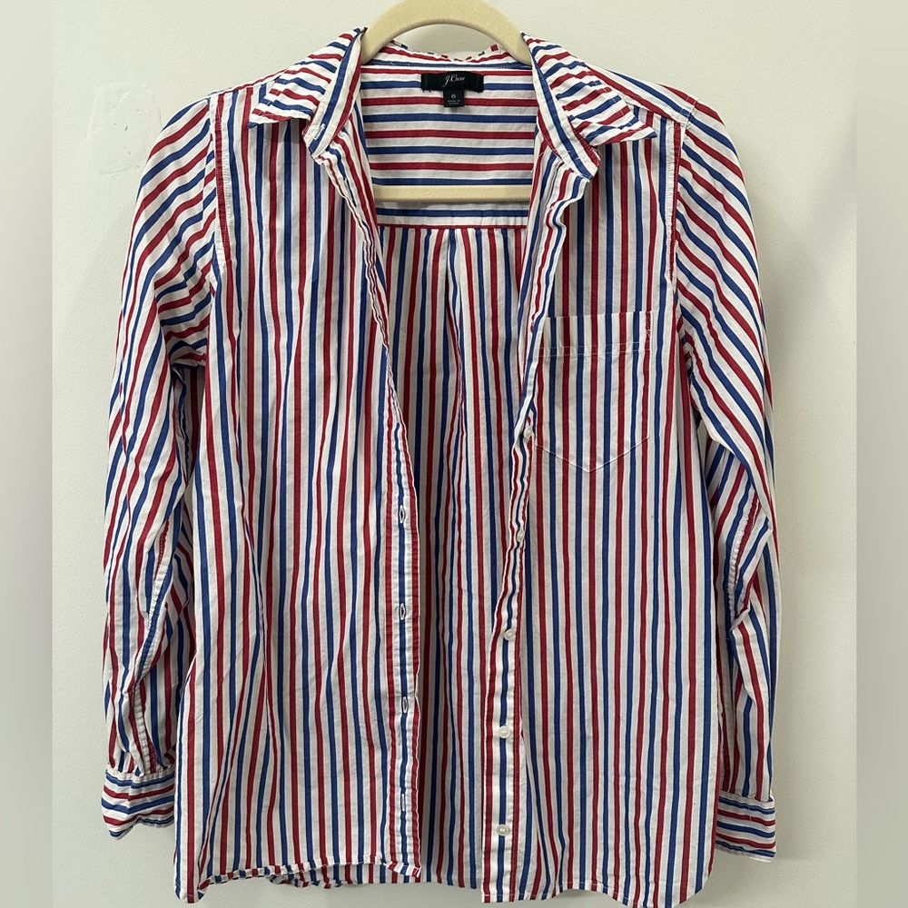 J. Crew Button Down Striped Shirt